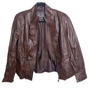 Chi by Faichi Brown Jacket Size Medium